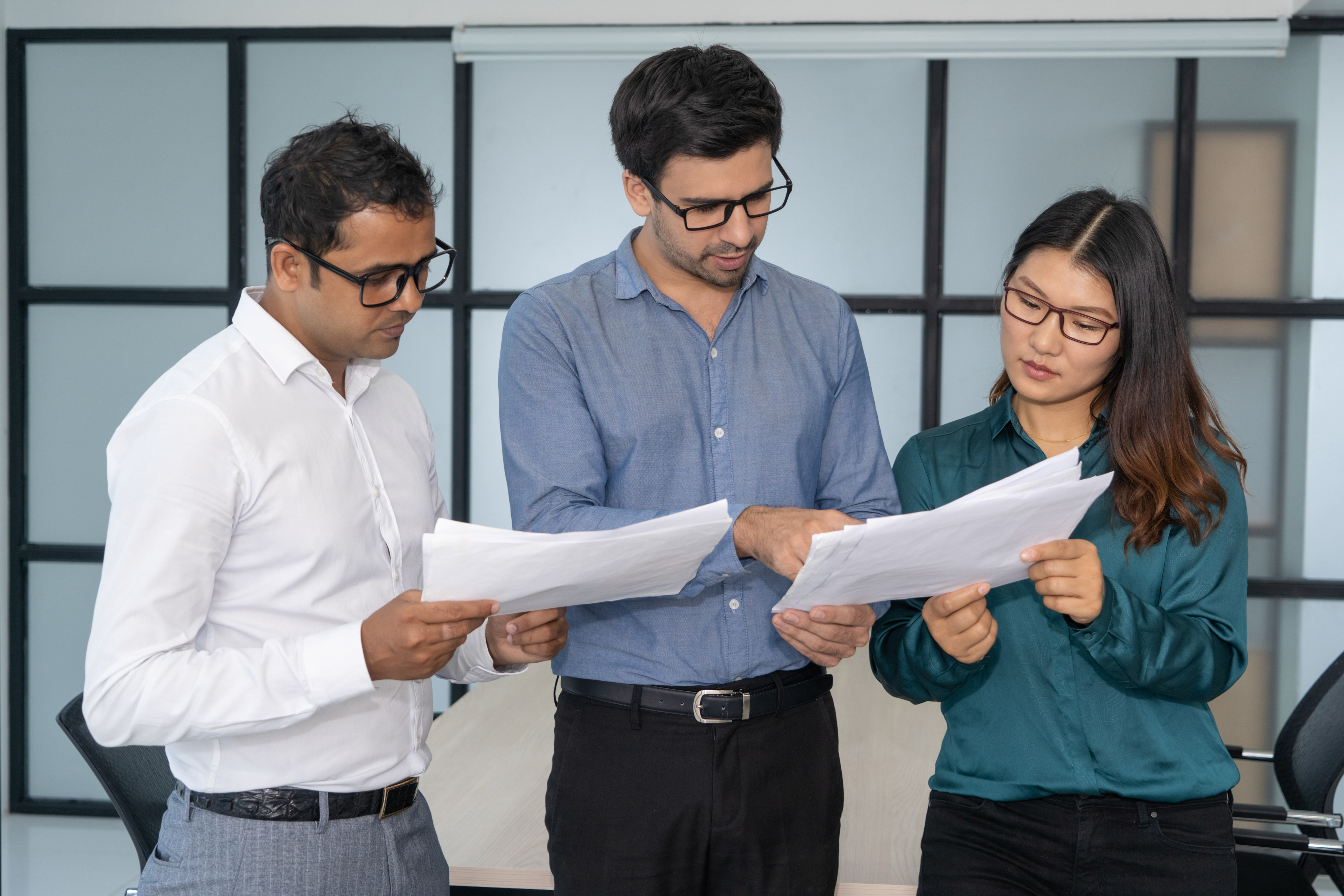 Brighto India team analyzing data